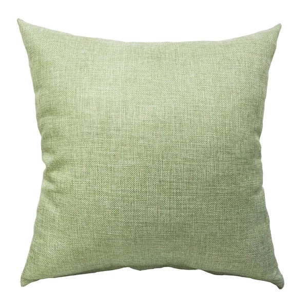 Solid Linen Cushion Cover Throw Pillow Cases for Couch Sofa Bed 16" 18" 20"
