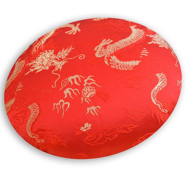 Round Shape Cover*Chinese Rayon Brocade Floor Chair Seat Cushion Case Custom*BL3