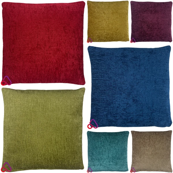 Elite Chenille Cushion Cover Shimmering Pillow Case Home Decor Sofa Bed Scatter