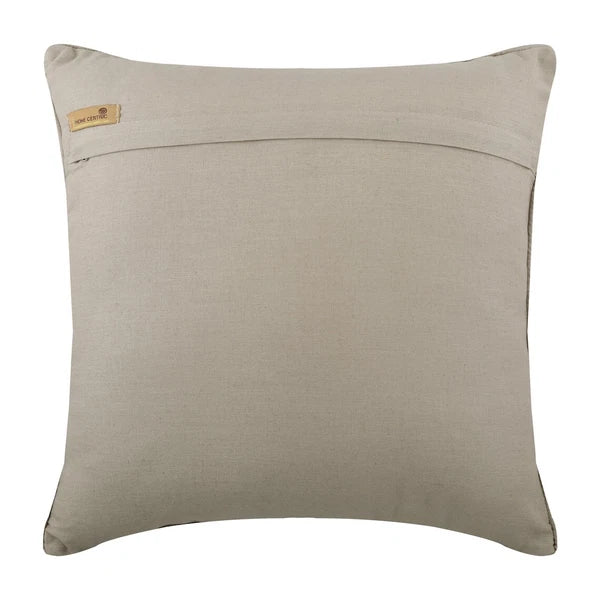 Couch Pillow Case Grey 16"x16", Bed Decor Velvet Embroidery - Mystic Dream