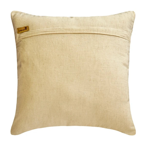 Couch Cushion Case Gold 16"x16", Bed Decor Linen Fabric - Gold Tinged Blaze