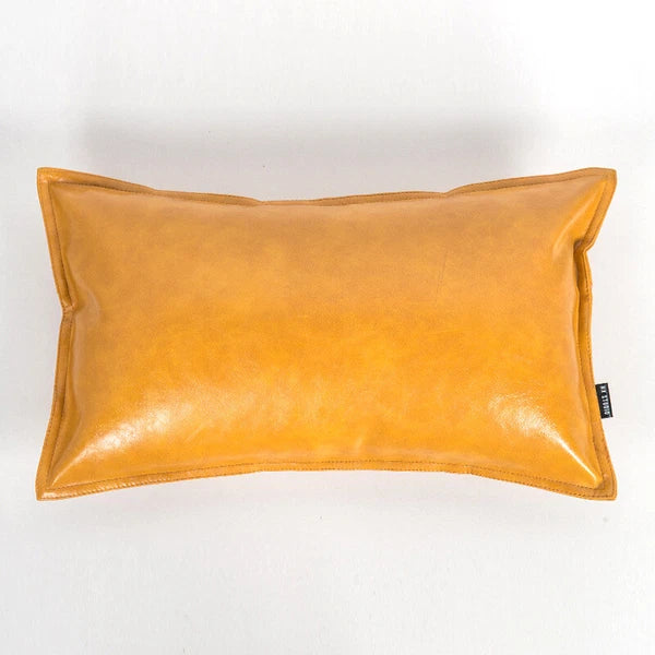 Faux Leather Throw Pillow Case Square Luxury Cushion Covers Bar Sofa Home Decor