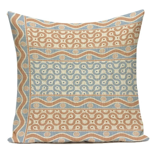 Retro Geometry Decorative Throw Pillow Case Sofa Chair Bed Cushion Cover Ethnic
