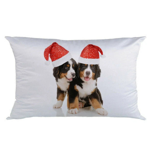 10Pcs White Sublimation Blank Pillow Case Home Sofa Car Decor Cushion Cover Gift