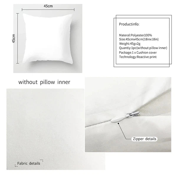 Ramadan Decoration Pillowcase Mosque Muslim Pillow Family Sofa Bed Eid Mubarak