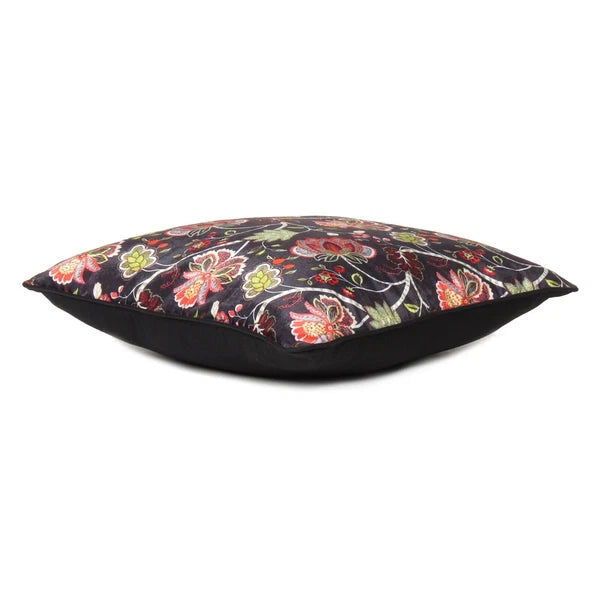 Velvet Cushion Cover Flower Print Throw Pillowcase Home Bed sofa Cozy Decorative