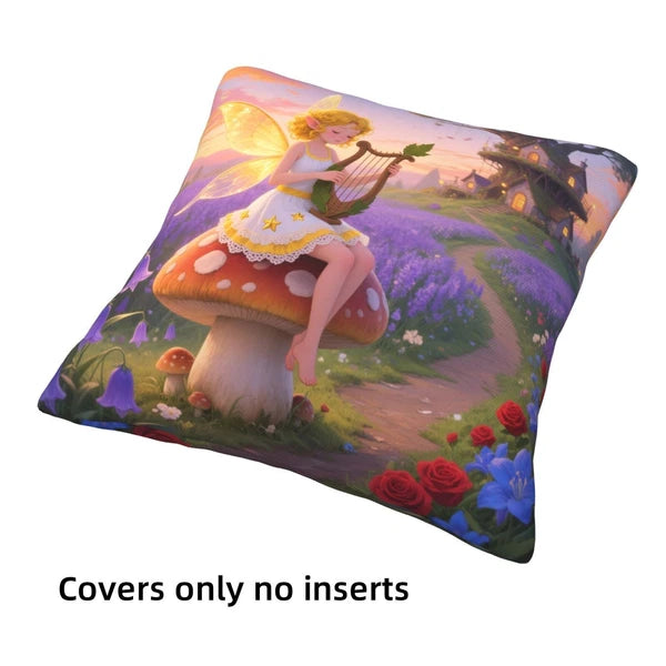 Set of 4 Sofa Throw Pillow Cover Couch Bed Cushion Cover Gift Dreamlike Decor