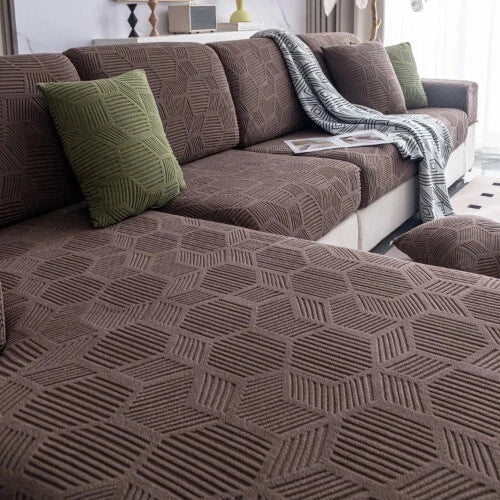 1Piece Peism Jacquard Stretch Sofa Cover Cushion Cover, For Living Room