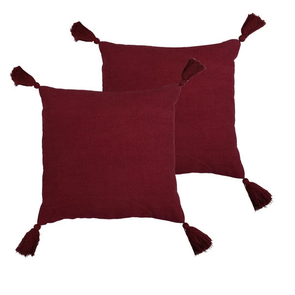 Throw Pillowcase Cushion Cover Home Sofa Couch Car Bed Decor Pillow with Tassels