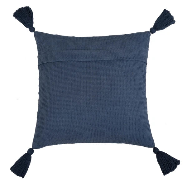 Solid Cushion Cover Cotton Pillowcase Home Sofa Bed Decor Pillows with Tassels