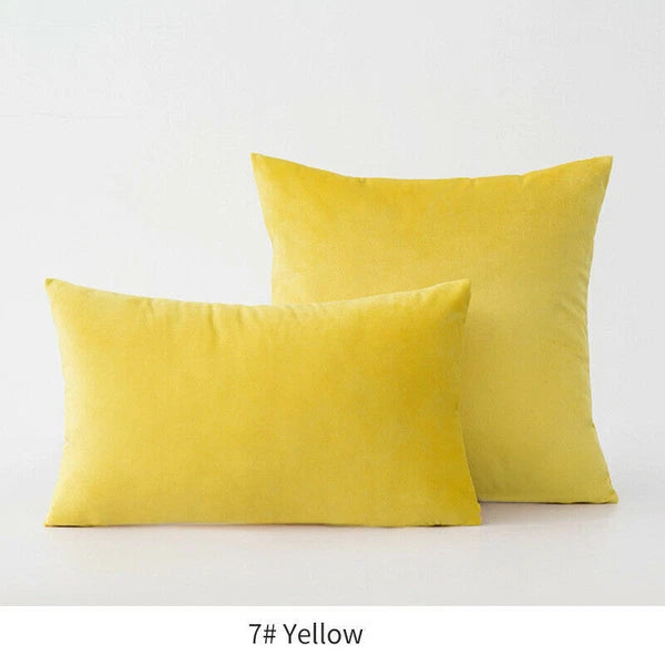 18" 20" 24" 16" Velvet Soft Cushion Cover Throw Pillow Cases Sofa Bed Home Decor