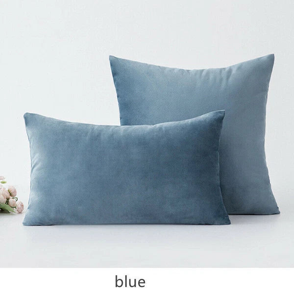 18" 20" 24" 16" Velvet Soft Cushion Cover Throw Pillow Cases Sofa Bed Home Decor