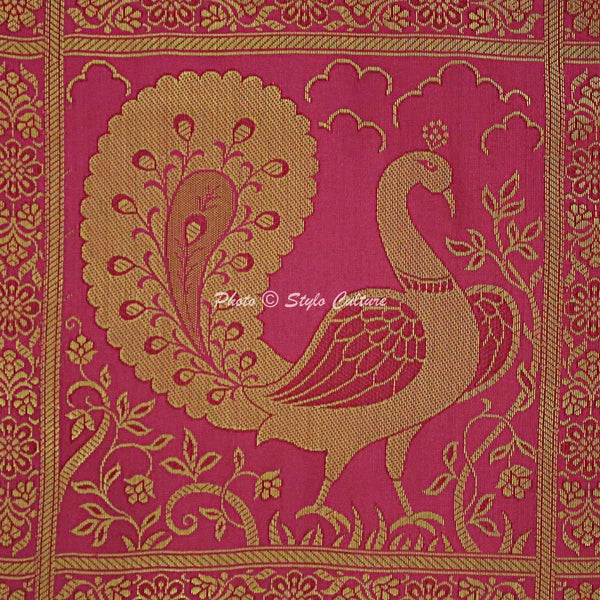 Brocade Elephant Cushion Cover Decorative Indian Bedding Sofa Pillow Case Cover