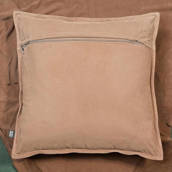 Luxurious lambskin Dusty Beige Box pillowcase Sofa Cushion & Living & Bed Room