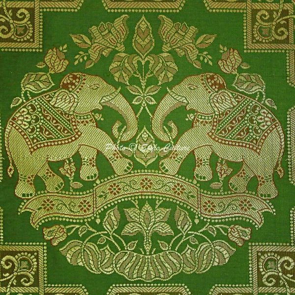 Indian Sofa Cushion Cover Handmade Brocade Silk Pillow Case Cover Throw 12 X 12"
