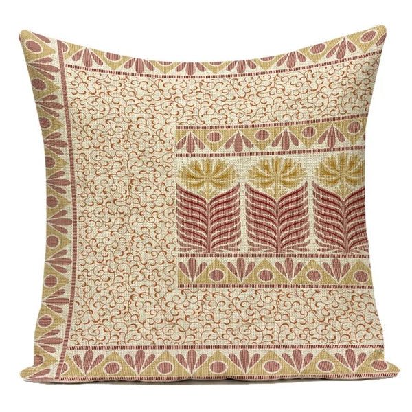 Retro Geometry Decorative Throw Pillow Case Sofa Chair Bed Cushion Cover Ethnic