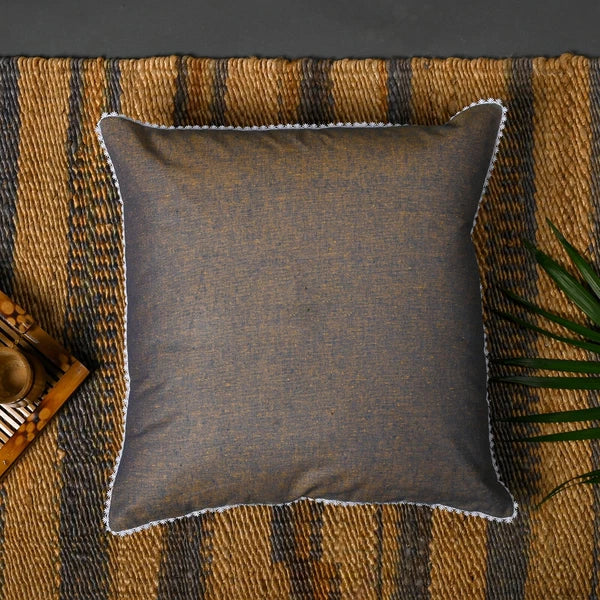 Cushion Cover Home Sofa Decor Cotton Throw Pillow Case Covers Solid with Lace S5