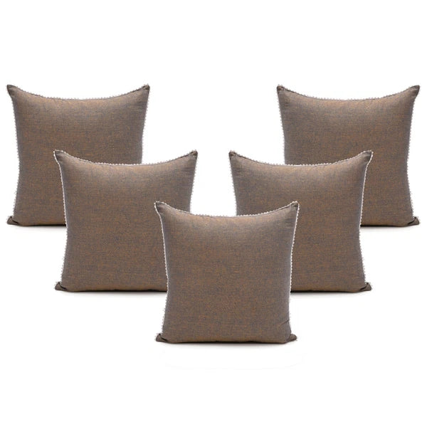Cushion Cover Home Sofa Decor Cotton Throw Pillow Case Covers Solid with Lace S5