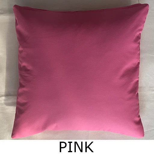Premium PVC Faux Leather Cushion Cover Handmade Pillow Case Sofa Bed Home Decor