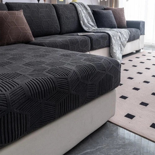 1Piece Peism Jacquard Stretch Sofa Cover Cushion Cover, For Living Room