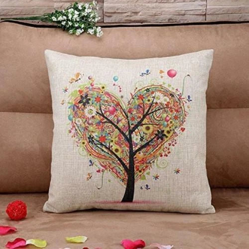 16"/18"/20" Linen Sublimation Blank Pillow Case Throw Cushion Cover Home Sofa