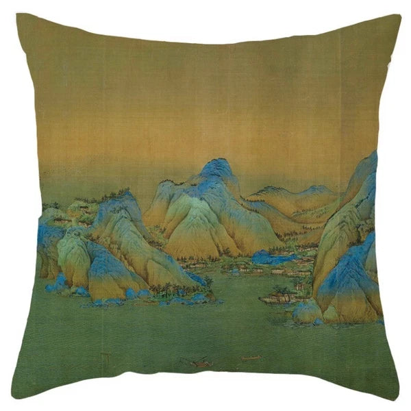 Chinese Style Throw Pillow Covers Cushion Cases Sofa Bed Pillowslip Luxury Decor