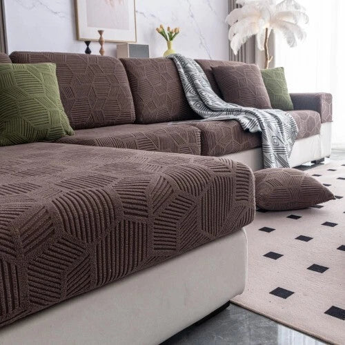 1Piece Peism Jacquard Stretch Sofa Cover Cushion Cover, For Living Room