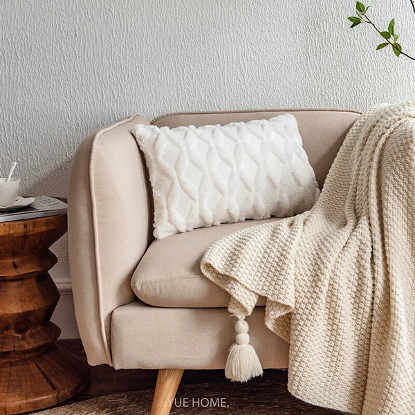 Pack of 2 Plush Throw Pillow Covers Velvet Couch Square Cushion Cover 16"18"20"