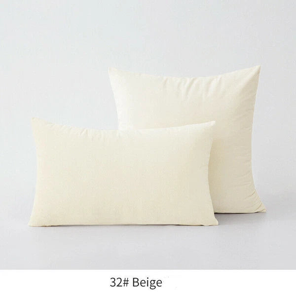 18" 20" 24" 16" Velvet Soft Cushion Cover Throw Pillow Cases Sofa Bed Home Decor