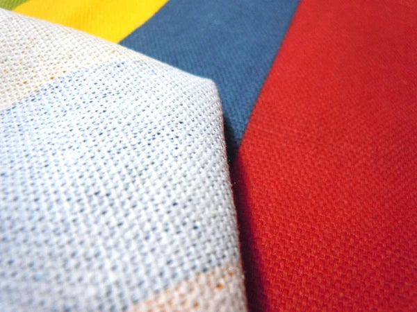 Tailor Made*COVER*Rainbow Strip Cotton Canvas Pillow Cushion Case Floor sofa*Ak3