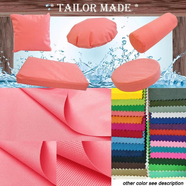 PL04-TAILOR MADE Melon Pink Outdoor Waterproof Umberlla Patio sofa seat cover