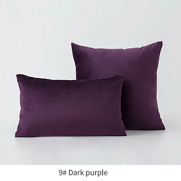 18" 20" 24" 16" Velvet Soft Cushion Cover Throw Pillow Cases Sofa Bed Home Decor
