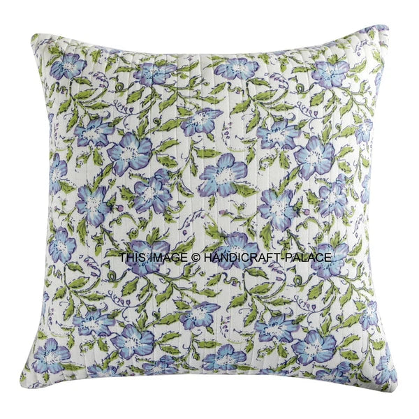 Indian Handmade Kantha Cotton Cushion Cover Bed Pillow Cases Sofa Throw-16"
