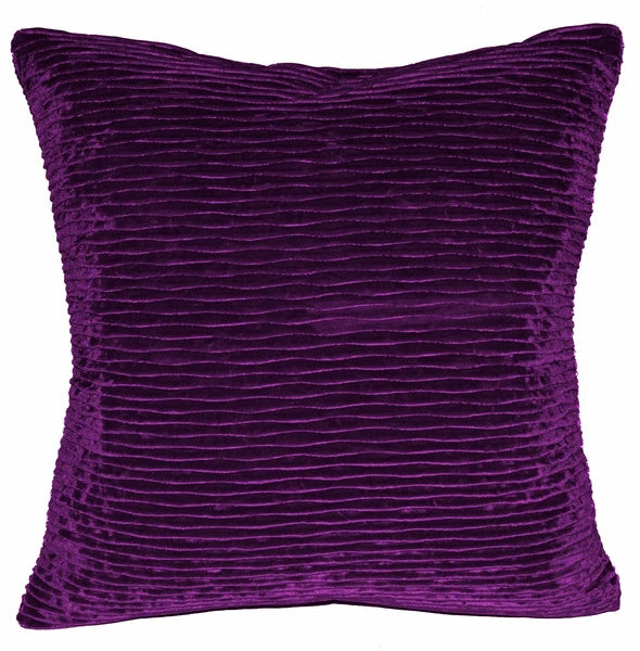 mp07a Blue Purple Folds Pattern Shimmer Velvet Cushion Cover/Pillow Case Custom