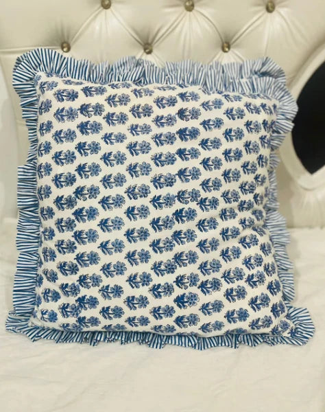Throw Pillow Cover Cushion Case Ruffle Cotton Soft Sofa Chair Bed Home Decor New