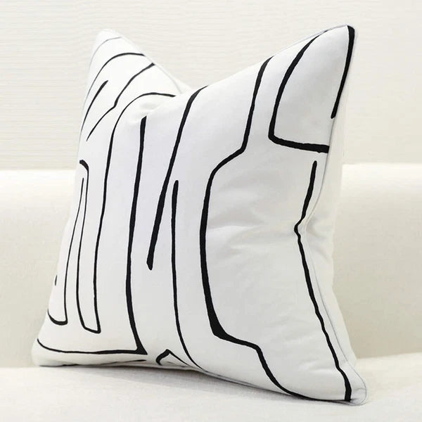 Cushion COVERS Nordic Style Simple Elegant Sofa Decor Throw Pillow Case