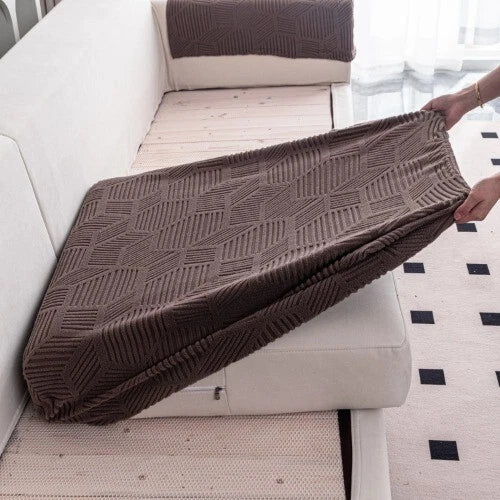 1Piece Peism Jacquard Stretch Sofa Cover Cushion Cover, For Living Room