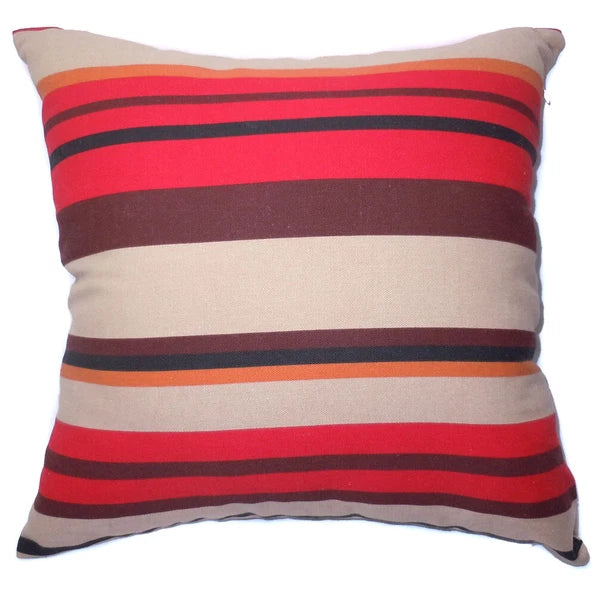 Tailor Made*COVER*Rainbow Strip Cotton Canvas Pillow Cushion Case Floor sofa*Ak3