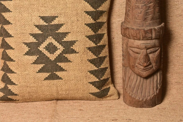 Indian Jute Wool Kilim Cushion Cover Vintage Look Your Home Pillow cover throw