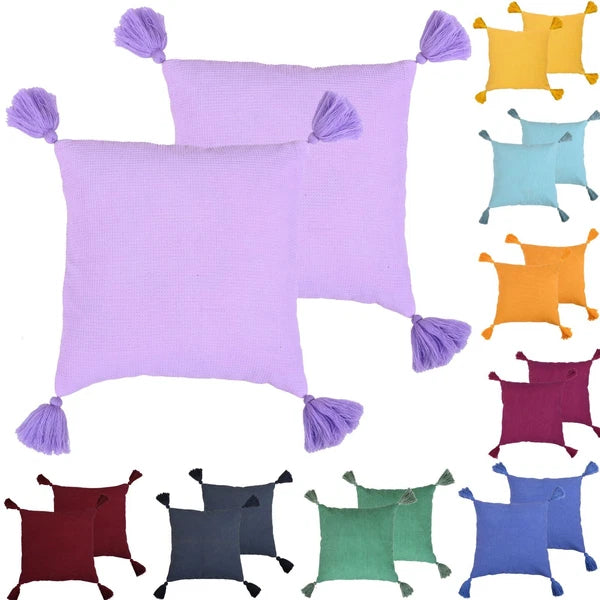 Throw Pillowcase Cushion Cover Home Sofa Couch Car Bed Decor Pillow with Tassels