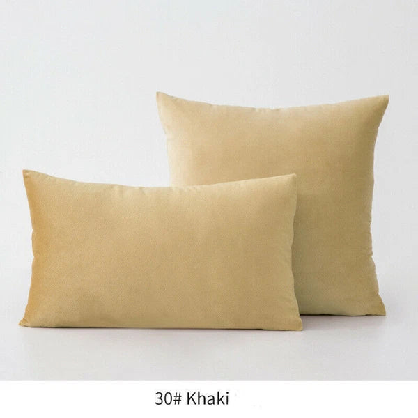 18" 20" 24" 16" Velvet Soft Cushion Cover Throw Pillow Cases Sofa Bed Home Decor
