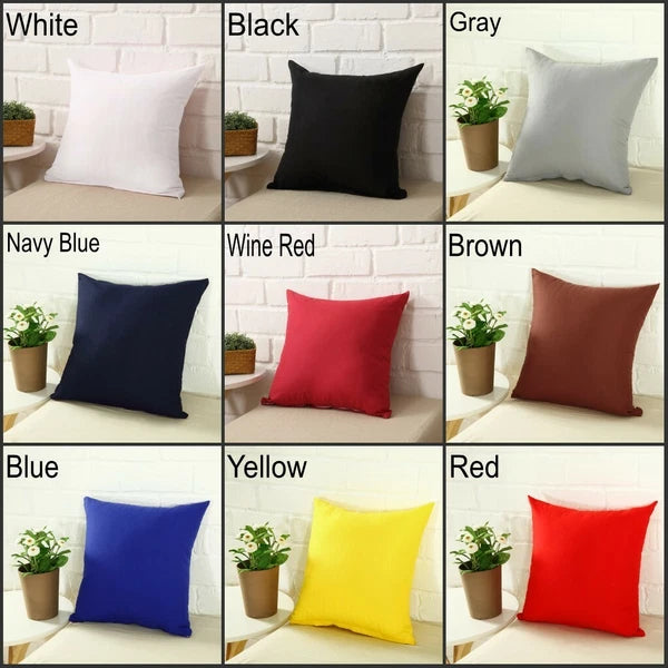 Square Home Sofa Decor Pillow Cover Case Cushion Cover Size 16" 18" 20" 24"