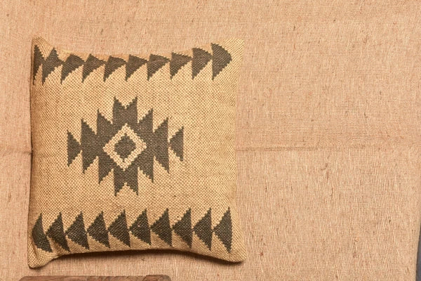 Indian Jute Wool Kilim Cushion Cover Vintage Look Your Home Pillow cover throw