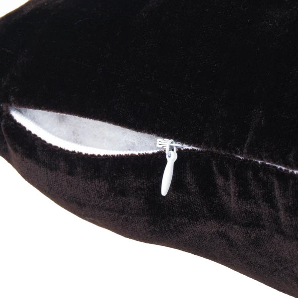 Decorative Velvet Cushion Cover Cozy Couch Zipper Throw Pillowcase Home Decor