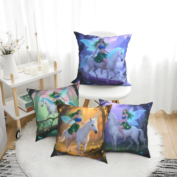 Set of 4 Sofa Throw Pillow Cover Couch Bed Cushion Cover Gift Dreamlike Decor