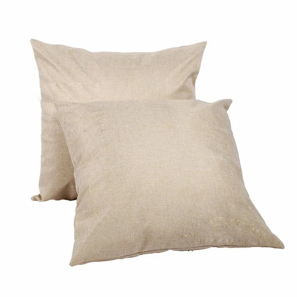 16"/18"/20" Linen Sublimation Blank Pillow Case Throw Cushion Cover Home Sofa