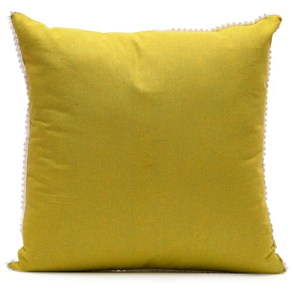 Cushion Cover Home Sofa Decor Cotton Throw Pillow Case Covers Solid with Lace S5