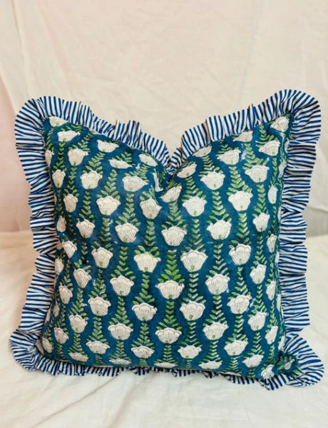 Throw Pillow Cover Cushion Case Ruffle Cotton Soft Sofa Chair Bed Home Decor New