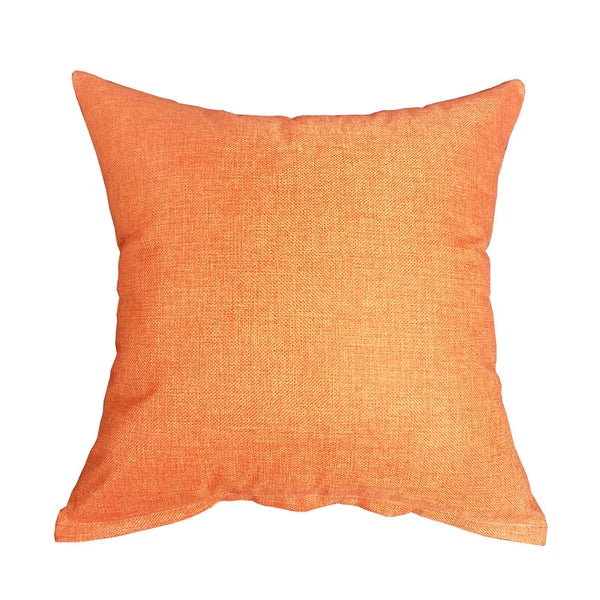 Solid Linen Cushion Cover Throw Pillow Cases for Couch Sofa Bed 16" 18" 20"