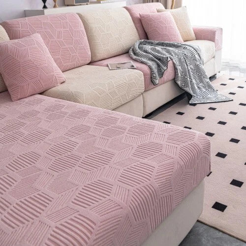 1Piece Peism Jacquard Stretch Sofa Cover Cushion Cover, For Living Room
